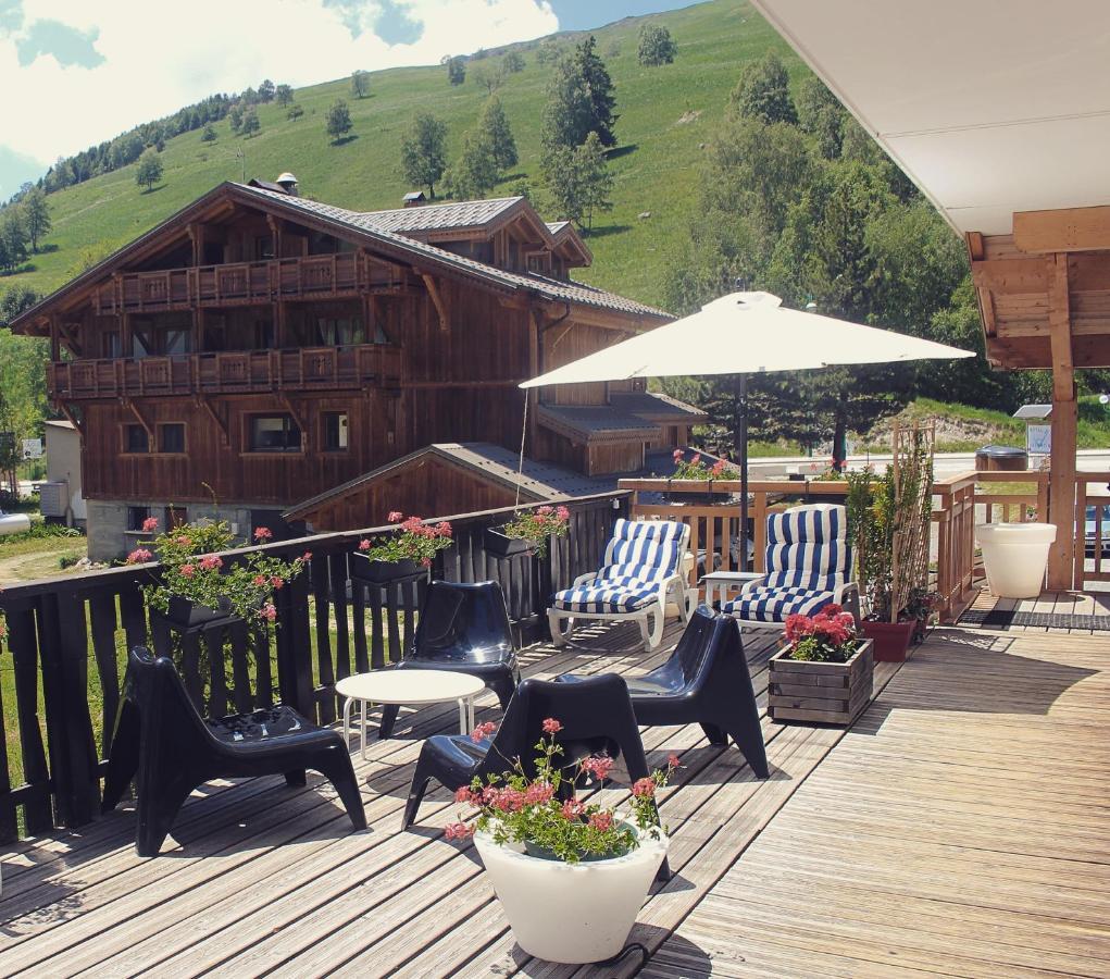 Hôtel Valentin Les Deux Alpes Exterior foto